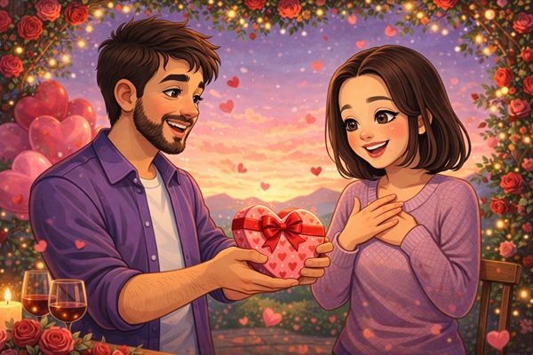 Iuli et José pour la Saint-Valentin